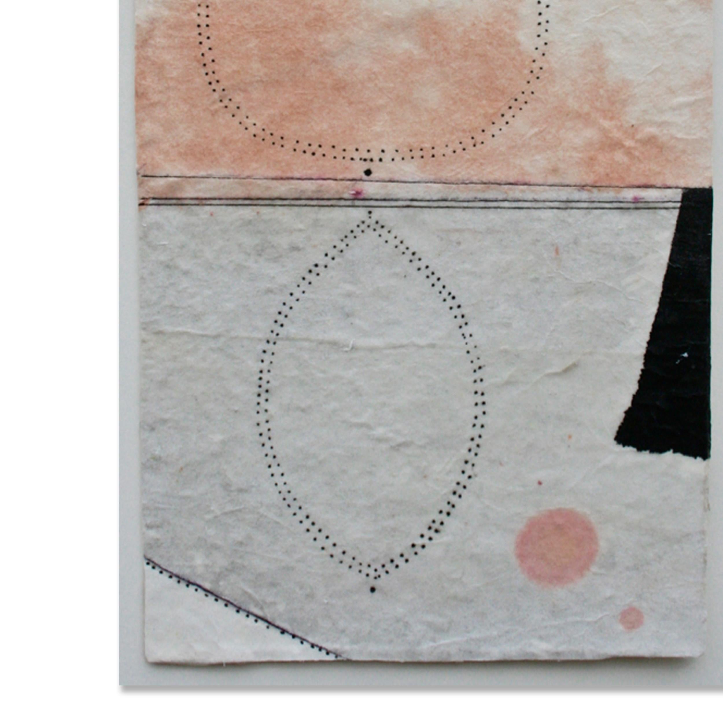 Meditazioni alle mandorle 1 - Abstract Painting Grigio di Lisa Weiss