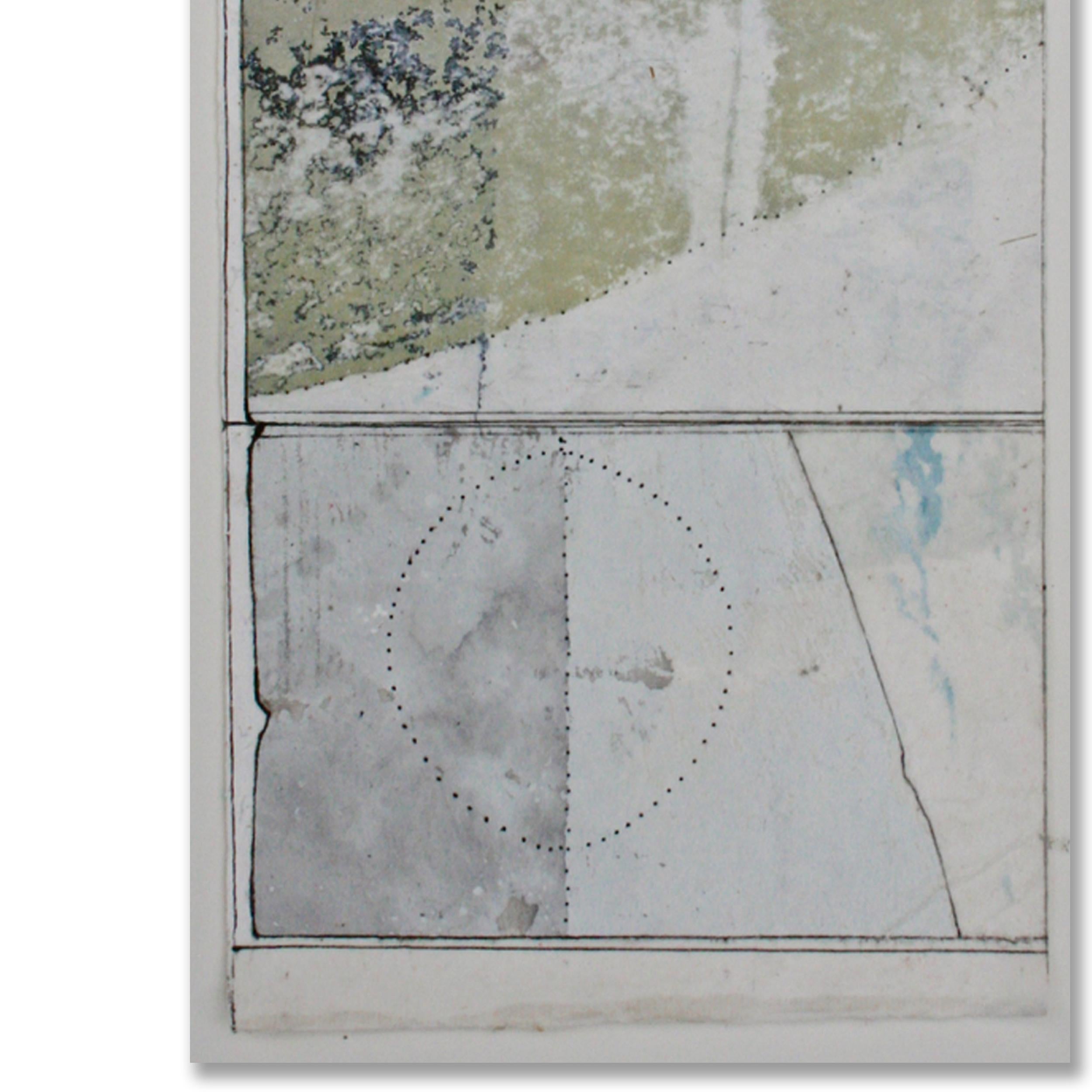 Meditazioni alle mandorle 10 - Abstract Painting Grigio di Lisa Weiss