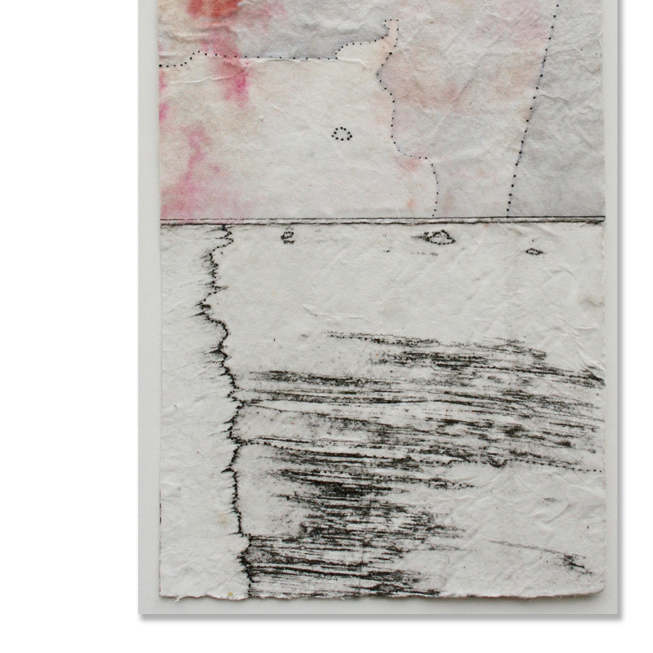 Meditazioni alle mandorle 9 - Abstract Painting Grigio di Lisa Weiss