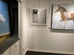 Grey Arc by Lisa Weiss, Black and White Contemporary Paper Artwork