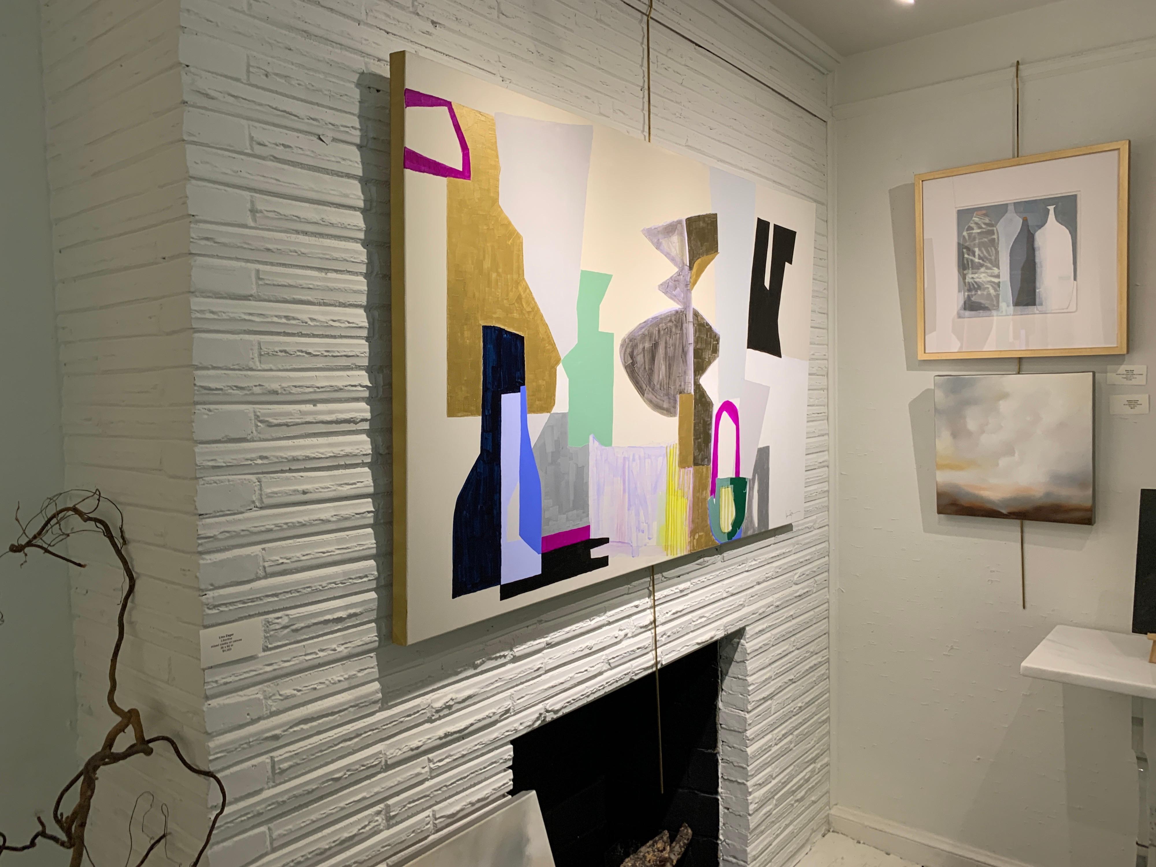 Lisa is a modern abstract artist and designer based in Nashville, Tennessee. She spends most of her time painting, bringing inspiration from her favorite artist, Paul Rand and her travels abroad. She owns an interior design firm in Nashville,