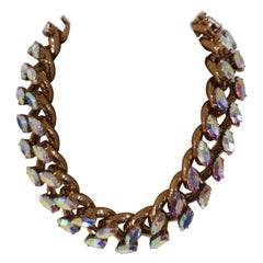 LisaC Crystal swarosvky stones necklace