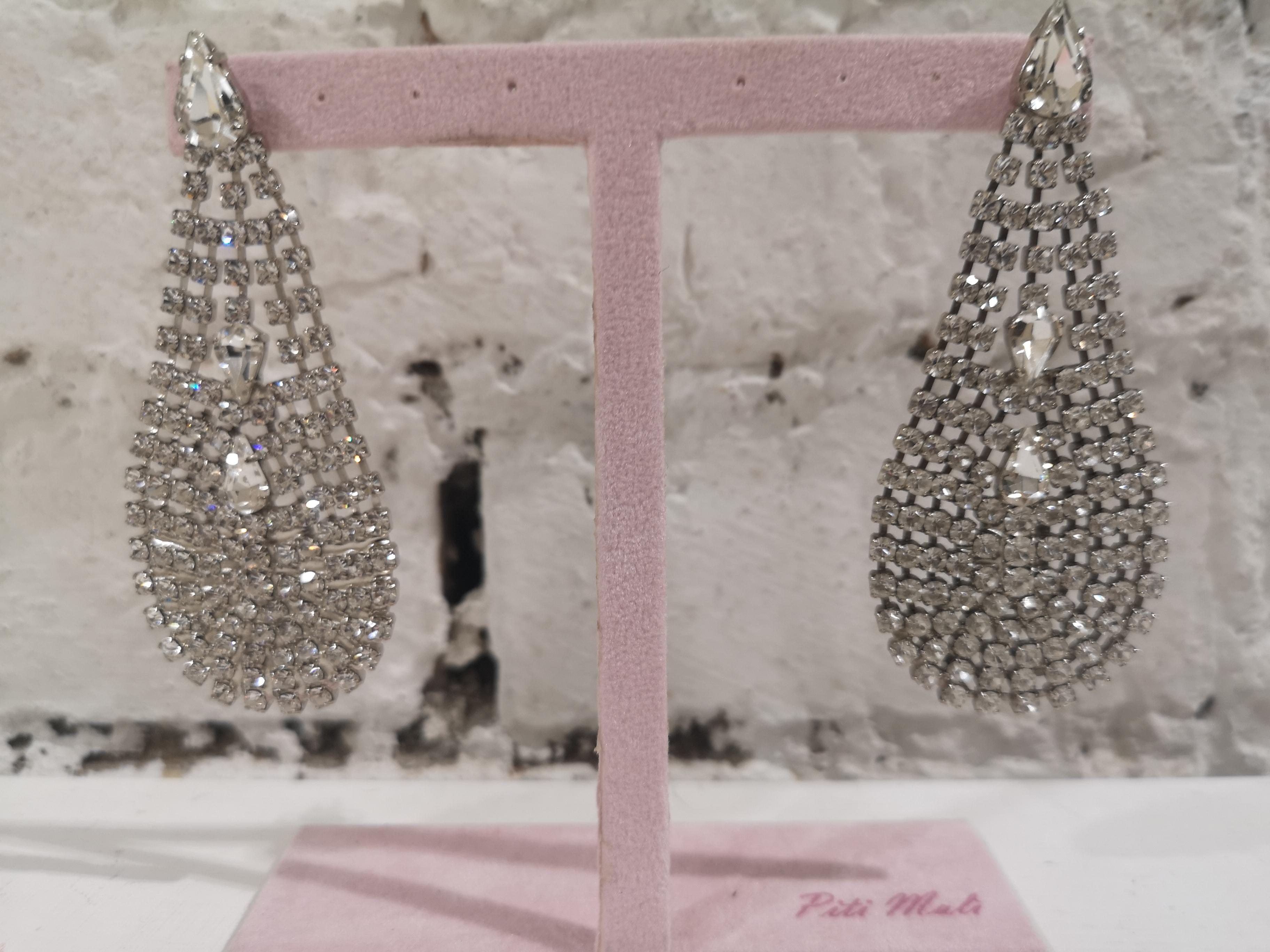 LisaC crystal swarovski pendant drops earrings 7