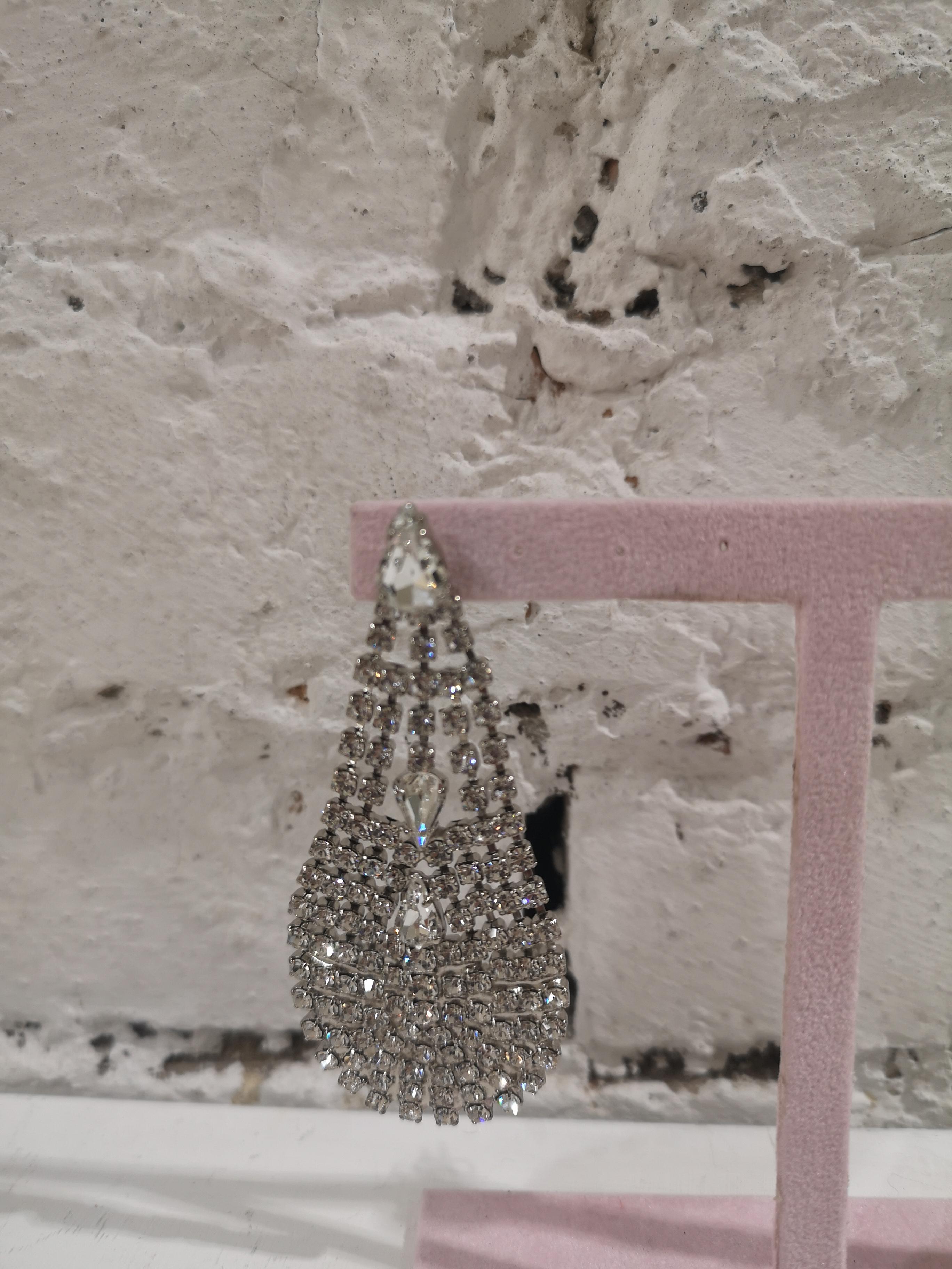 LisaC crystal swarovski pendant drops earrings 3