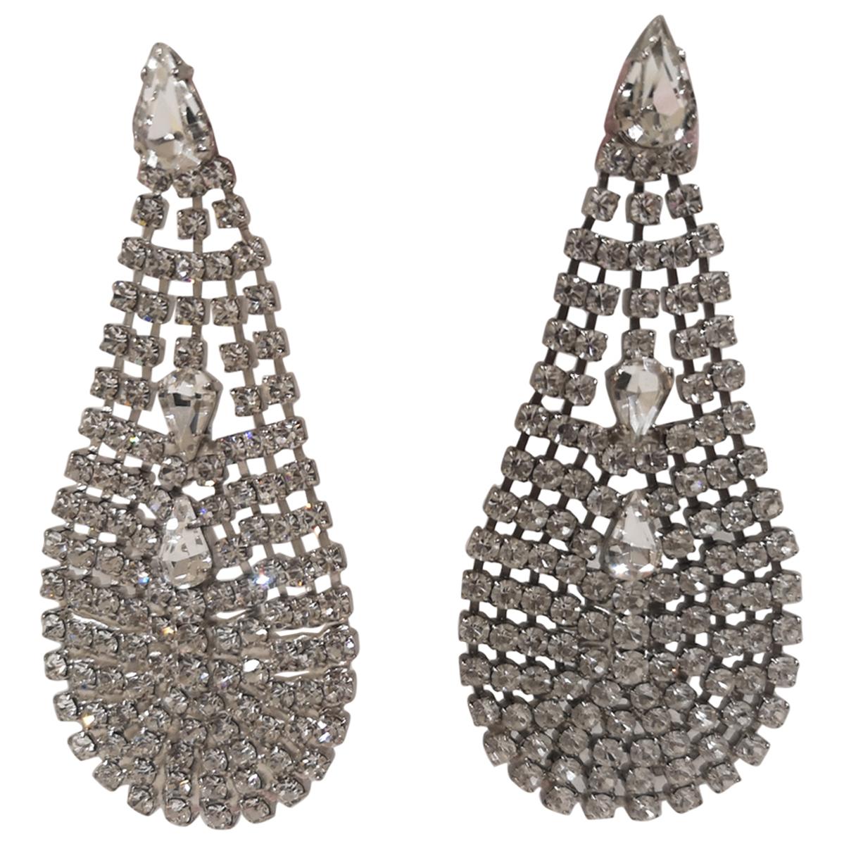 LisaC crystal swarovski pendant drops earrings
