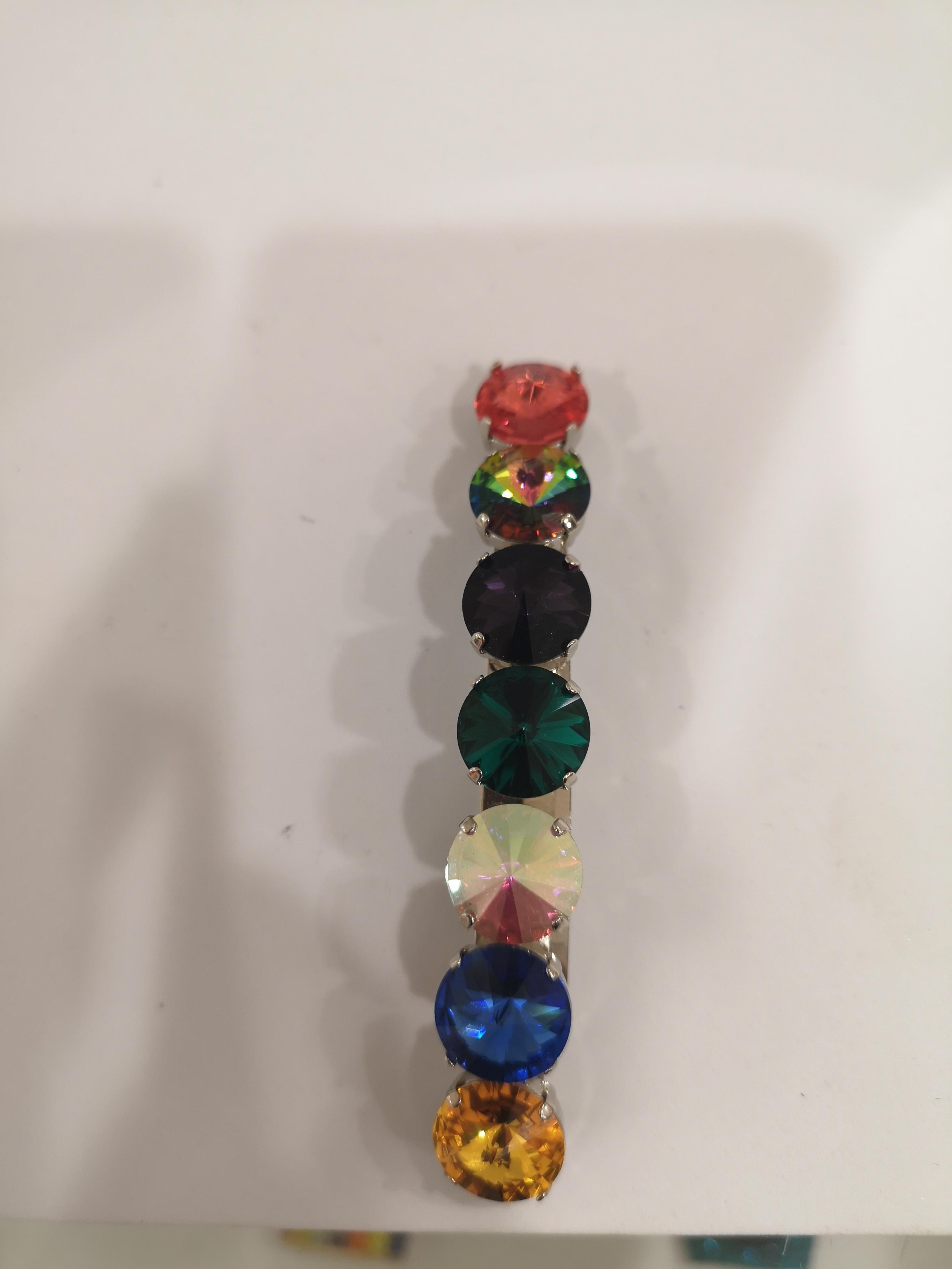 LisaC swarovski stones hair clip 6