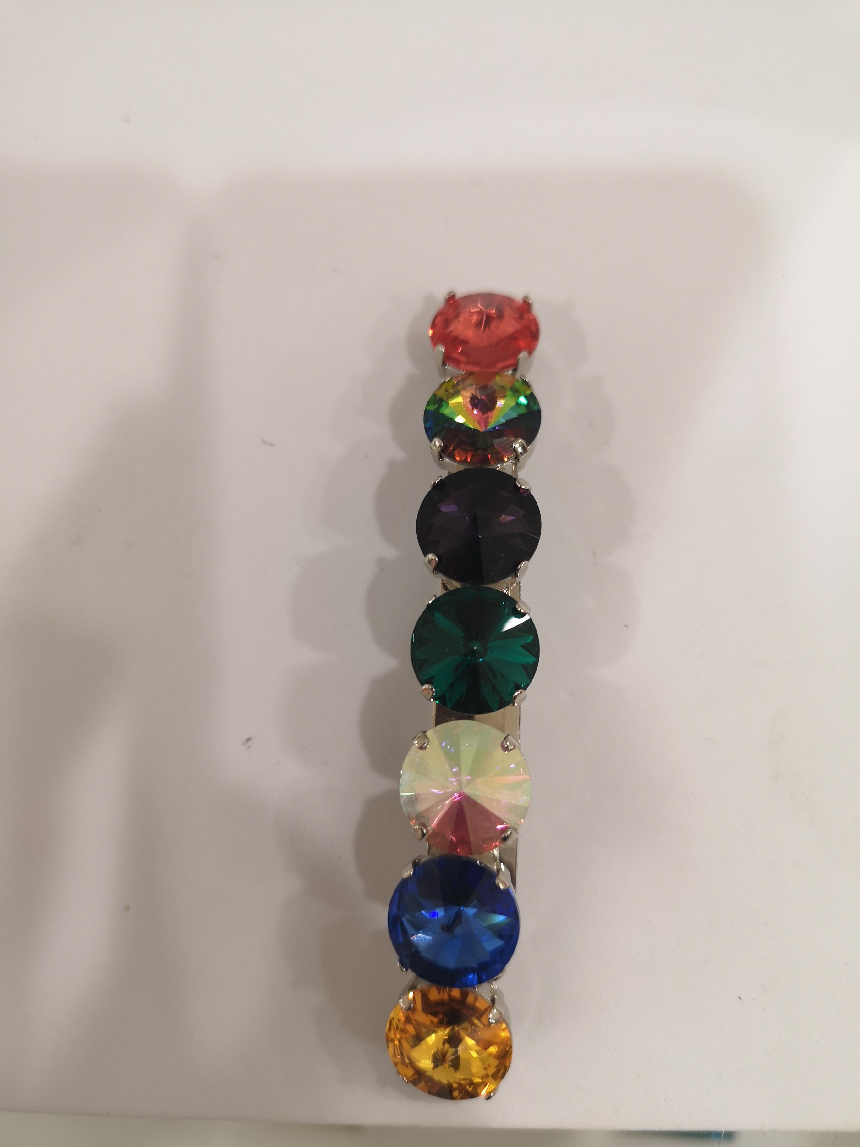 LisaC swarovski stones hair clip 4