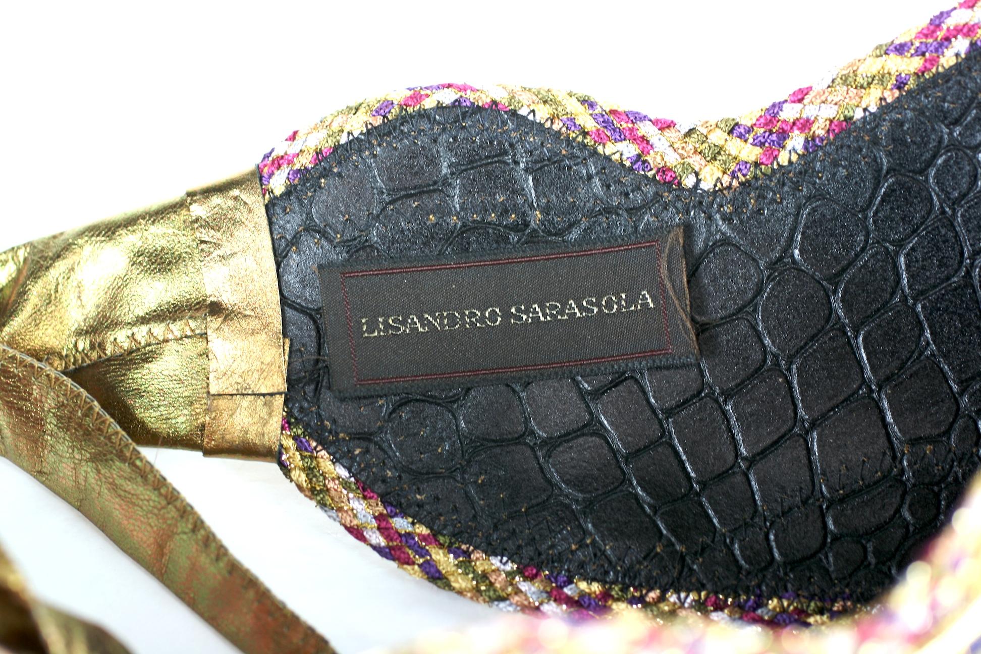 Women's or Men's Lisandro Sarasola Extravagant Pieced Belt For Sale