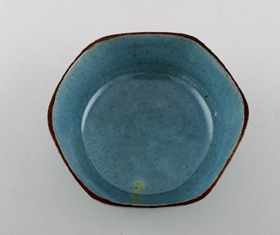 Danish Lisbeth Munch-Petersen, Unique Bowl in Glazed Ceramics, 1960s-1970s