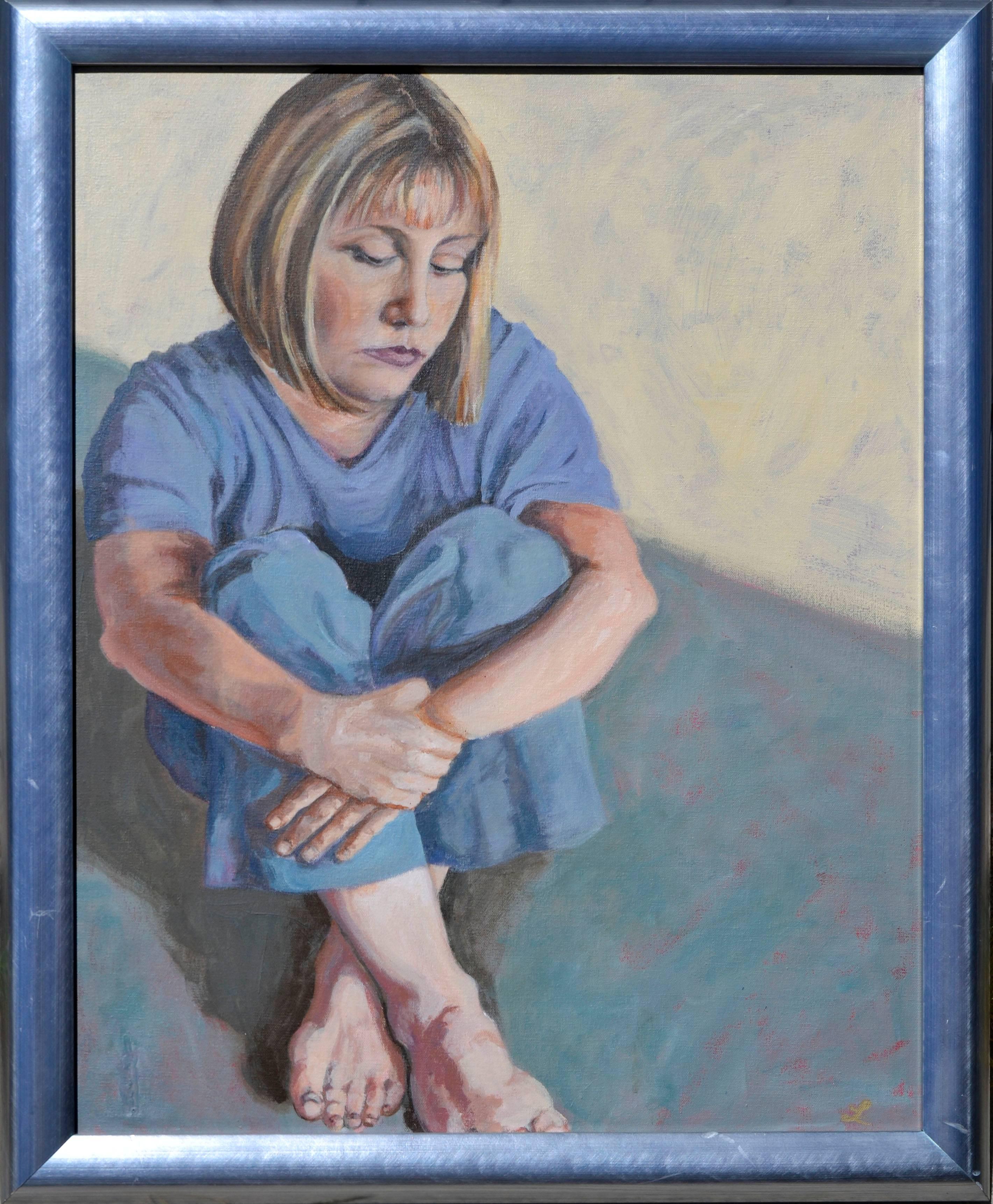 Portrait Painting de Lise Lang Crowley - Lise, un Autorretrato del Artista