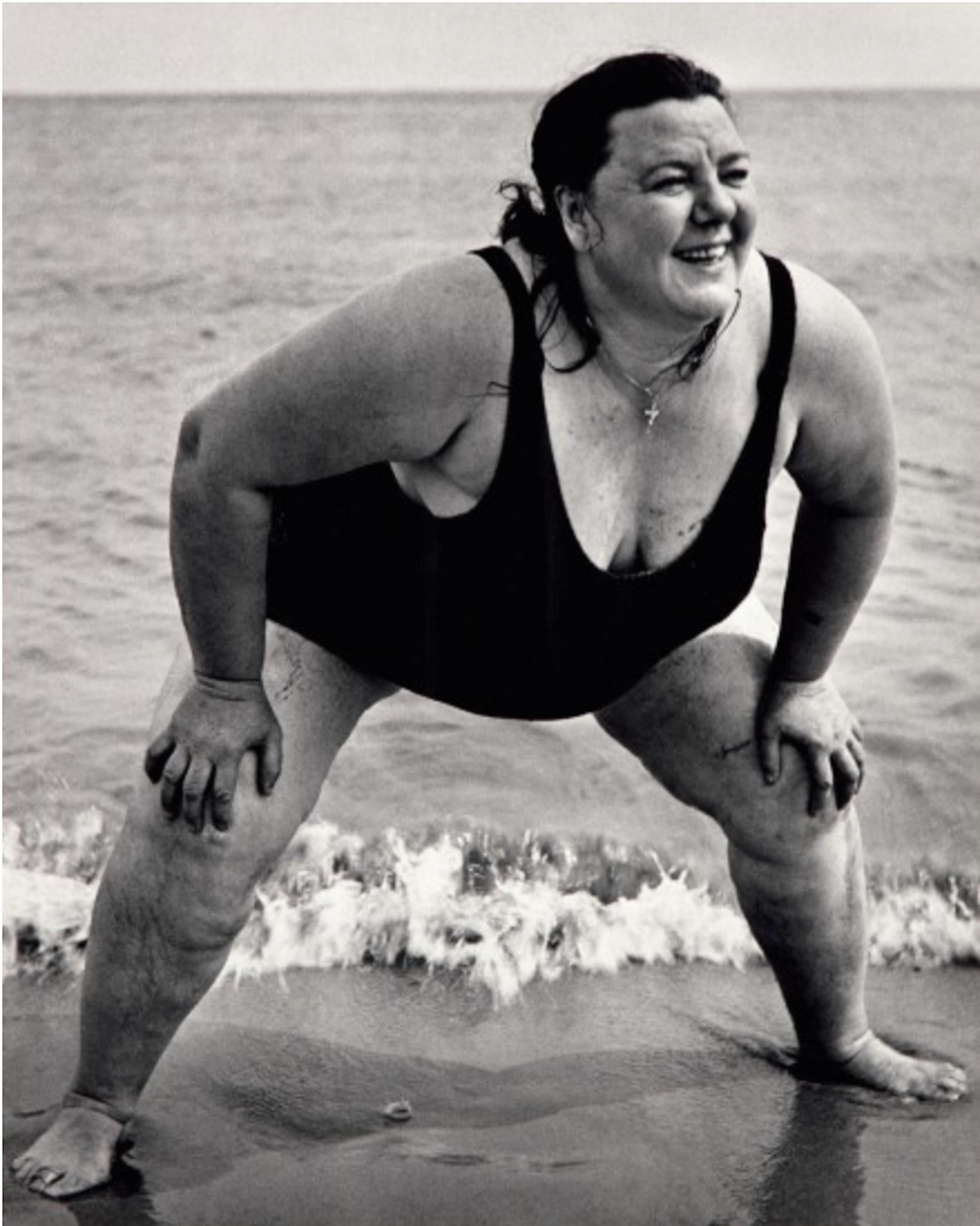 Lisette Model Black and White Photograph - Coney Island bather, New York