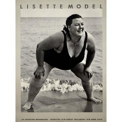 Póster original Lisette Model - Monografía de apertura de la bañista de Coney Island