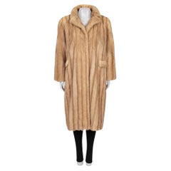 Liska Brown Mink Fur Coat XXL