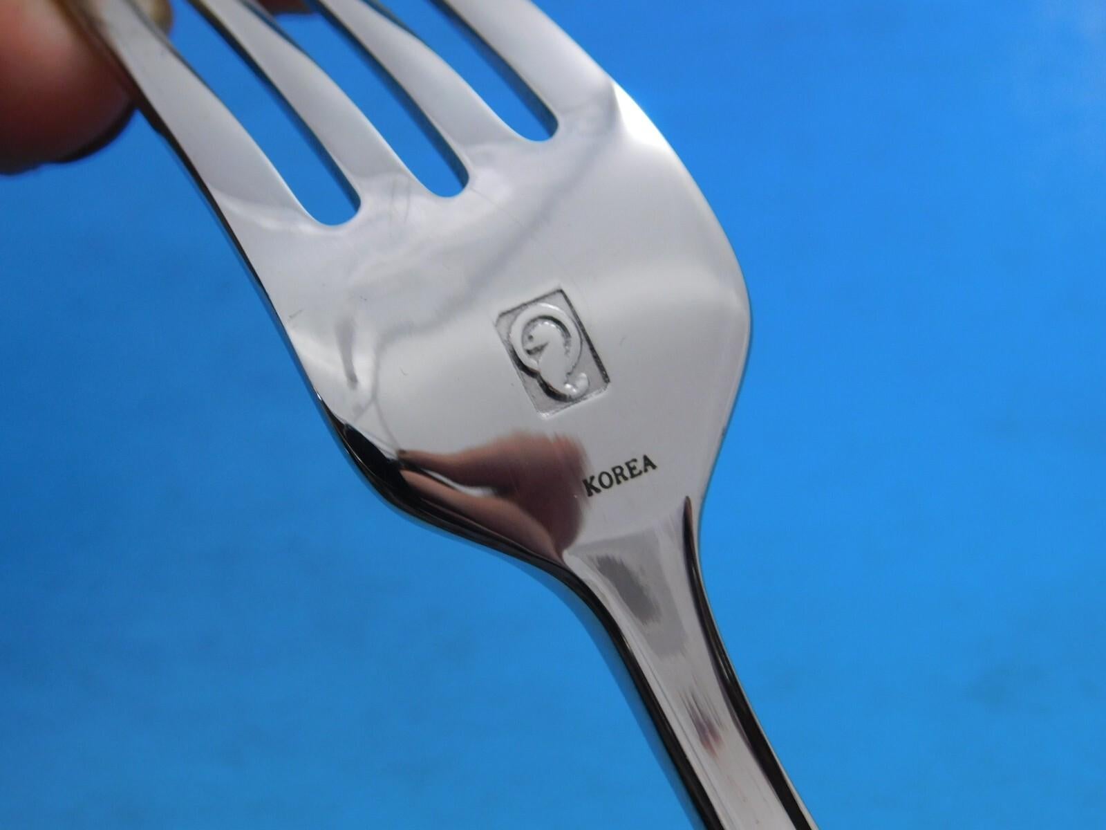 Lismore by Waterford Ensemble de couverts en acier inoxydable pour 6 Service 35 pièces Dîner en vente 2