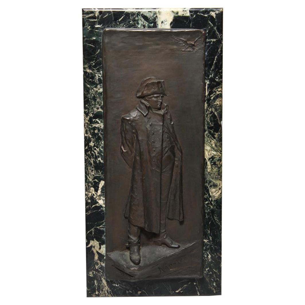 Lisney Banks Bronze Plaque of Napoleon Bonaparte