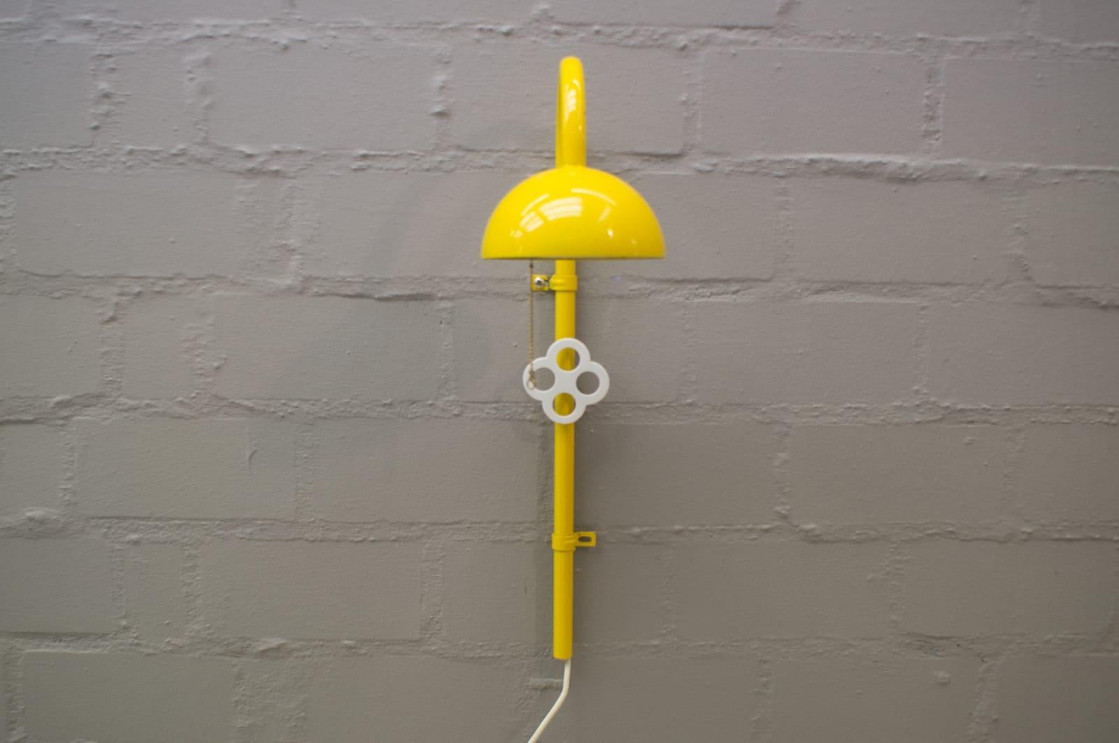 Italian Lisolachenonce Shower Head Wall Lamp, 1970s Made in Italy