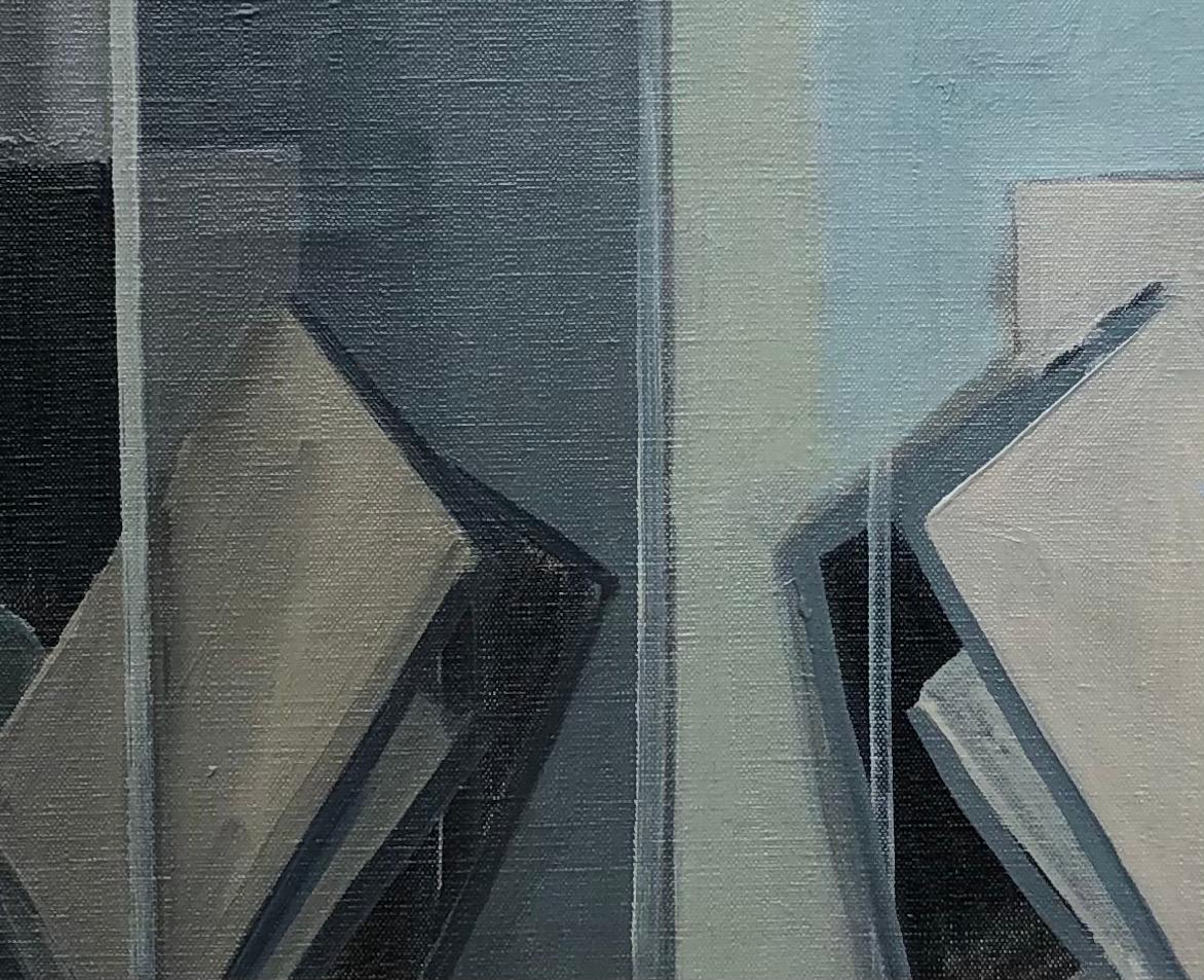 Reminiscenza II - Abstract Painting Nero di Lison Favarger