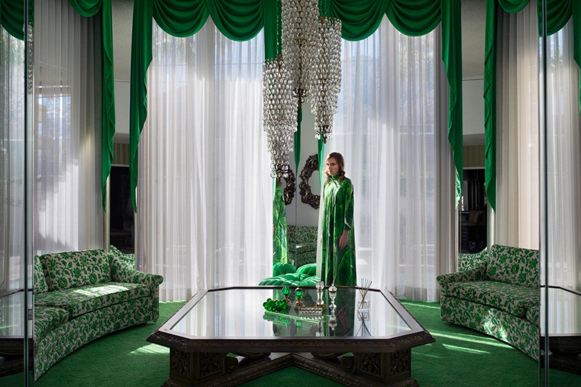 Lissa Rivera Portrait Photograph - Emerald Living Room