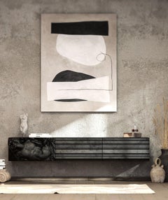 Eduard Locota Contemporary Frieze Cabinet with 3 drawers