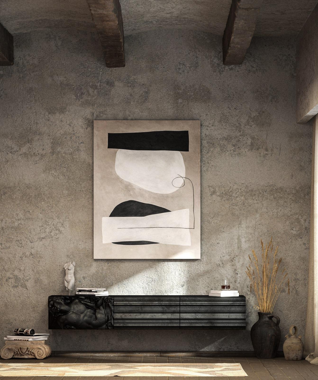 Moderne Eduard Locota Contemporary Frieze Cabinet avec 3 tiroirs en vente