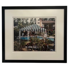 Used Listed artist Larry Sultan The Valley Cabana 2000 Chromogenic Print Framed