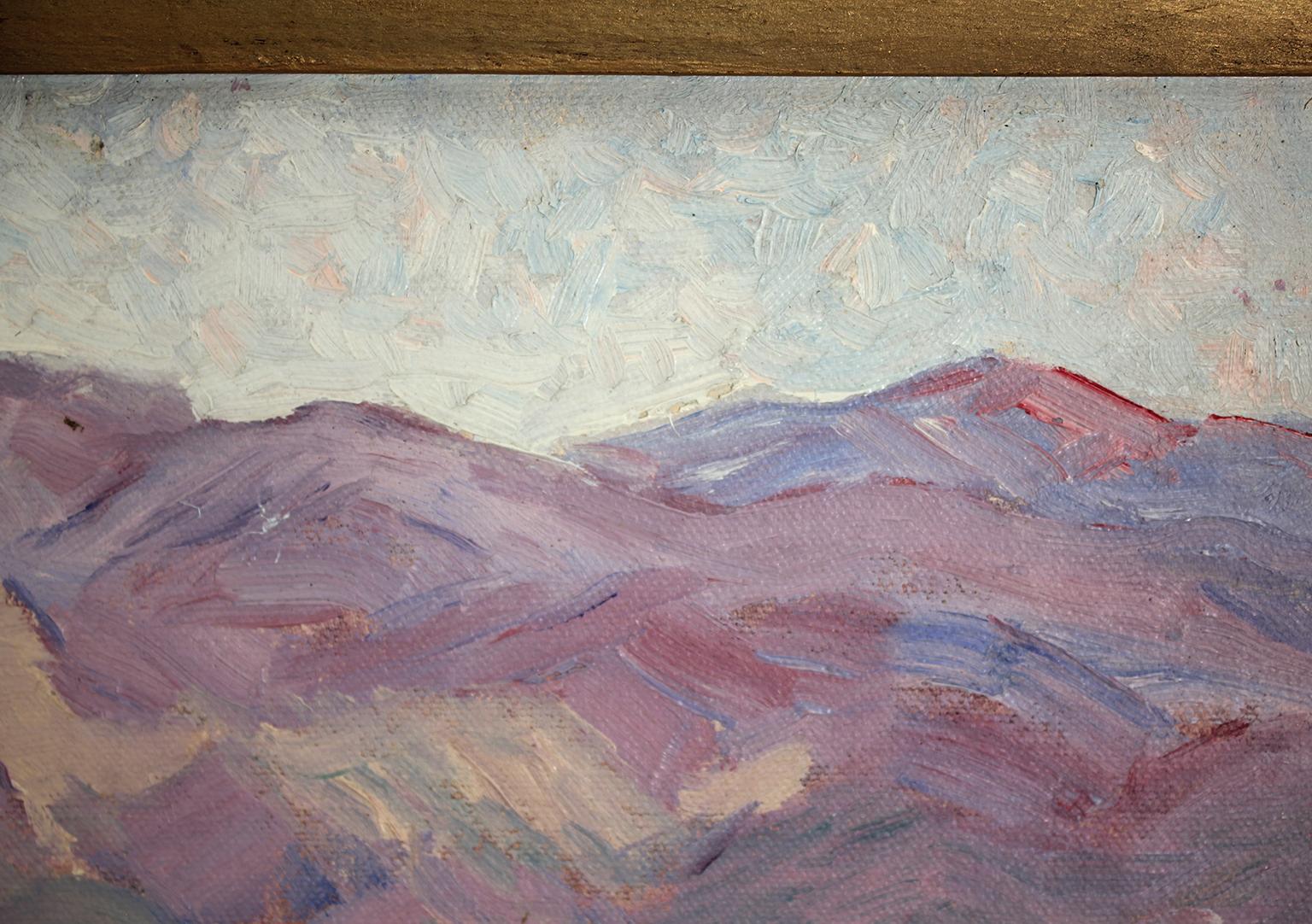 Listed San Diego Artist Bess Gilbert Impressionist Plein Air Oil Painting, 1930s 5