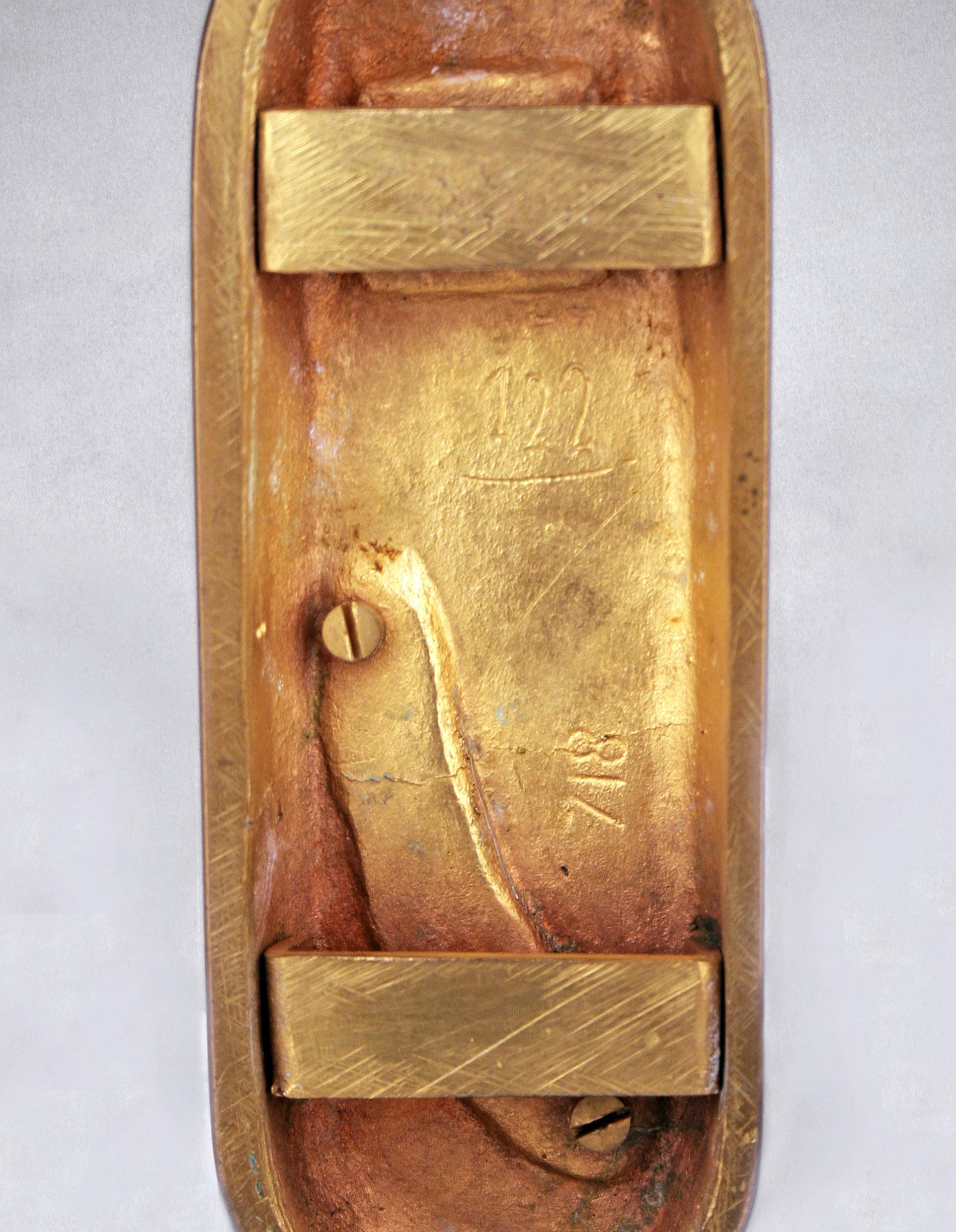 „Listening Stag“ des romantischen Autors A.L. Barye, hergestellt von Barbedienne in Bronze im Zustand „Gut“ im Angebot in North Miami, FL