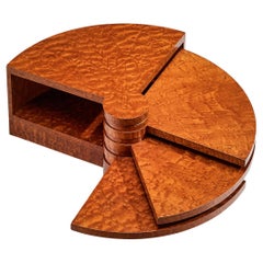 Retro Listing for A: Pierre Cardin Coffee Table + two Halabala Lounge Chairs Sheepskin