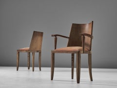 Listing for Benjamin: De Coene Set of Two Oak Arm Chairs