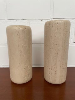 Listing for Ellen,  2 travertin vases