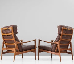 Listing for I: One Ib Kofod-Larsen Örenäs chair including matching ottoman