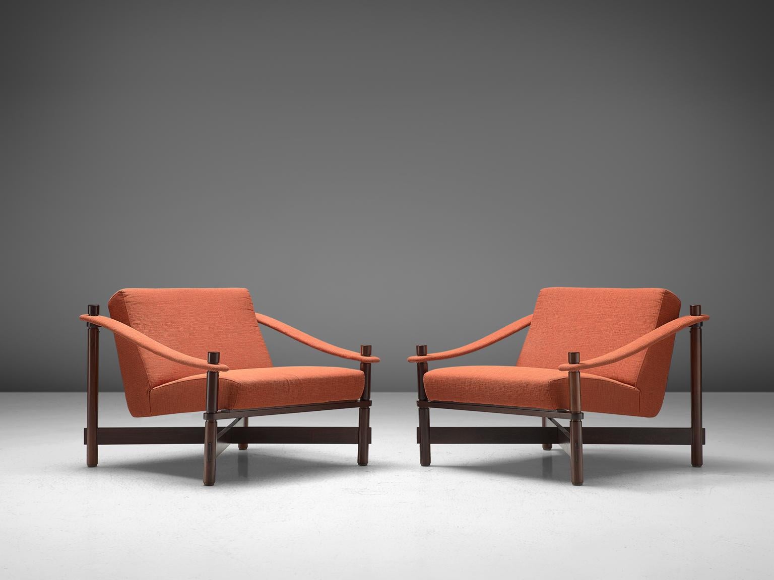 - Rafaella Crespi, pair of lounge chairs, rosewood and fabric, Italy, 1960. €14000
- 5 meters of fabric: Dedar, Alexander, Col.110 Avorio as inquired by client for local reupholstery for two chairs €750
- Augusto Savini by Pozzi, set of eight dining