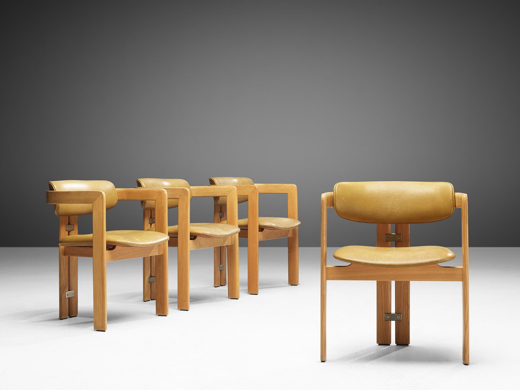 Italian Listing for K: Augusto Savini Set of Eight 'Pamplona' Chairs