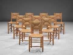 Listing for MB Charlotte Perriand set of 10 'Bauche' chairs N19