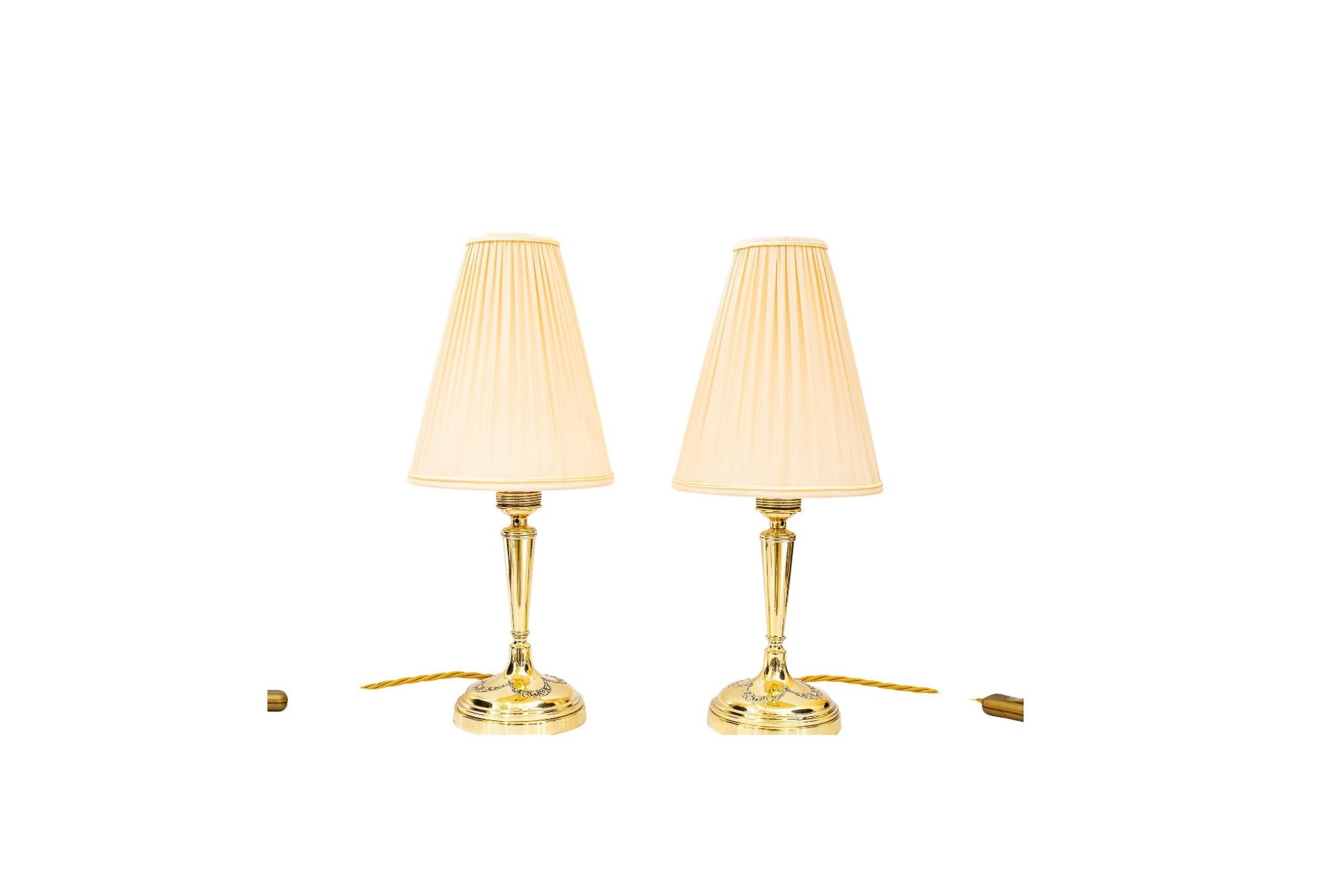 Listing for Nicole, 4 Art Deco Table Lamps, Vienna, around 1920s For Sale