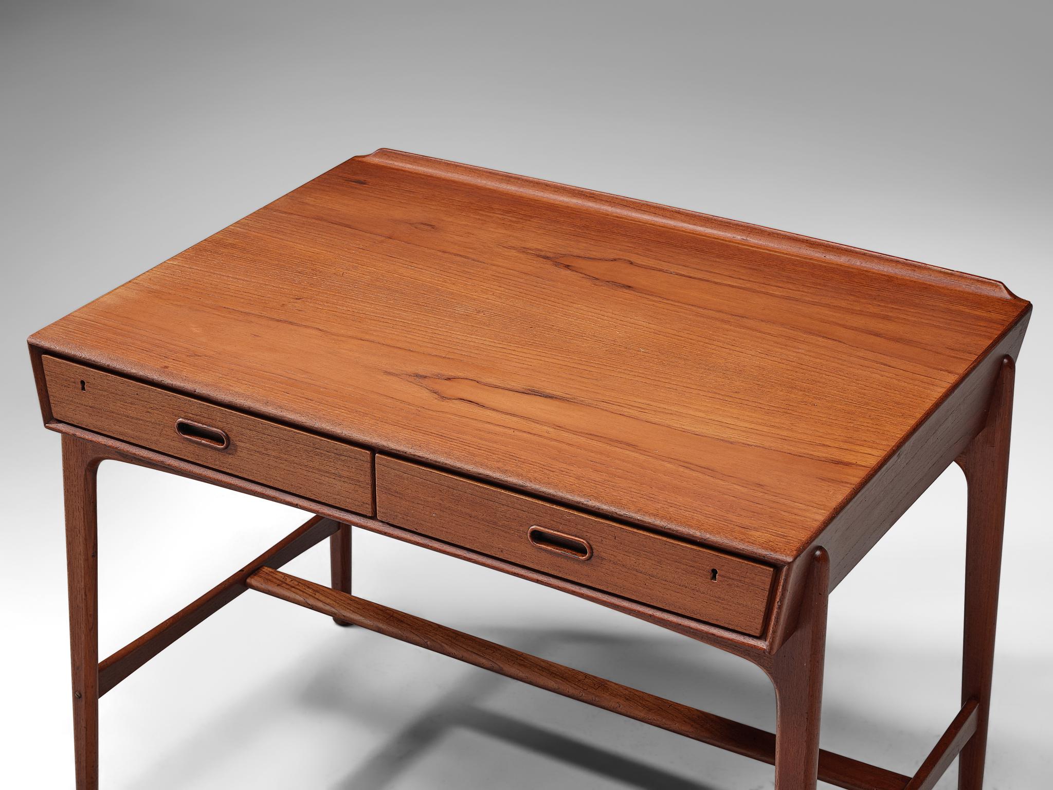 Listing for T: Svend Aage Madsen Writing Desk in Teak In Good Condition In Waalwijk, NL