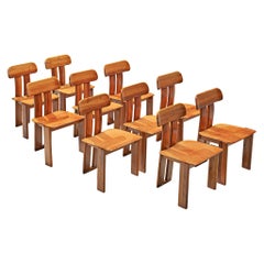 Listing for W. : Italian Set of Eight Dining Chairs by Sapporo, 1970s