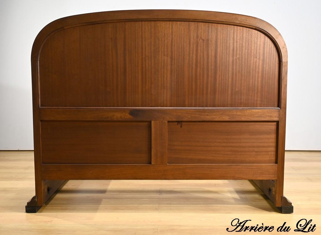Lit en ronce de noyer, période Art Déco - 1930 en vente 12