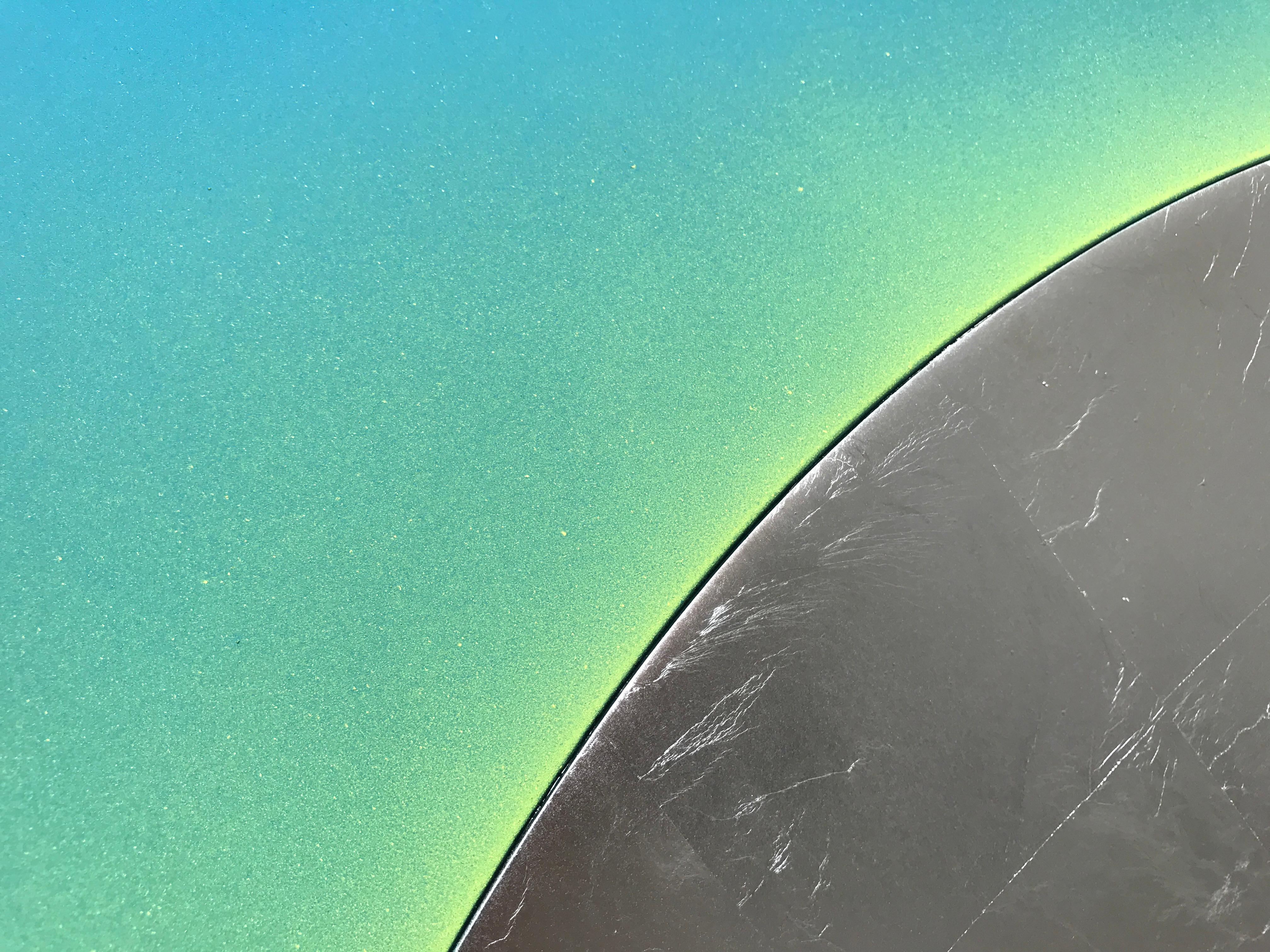 Metallic Ascent - Minimalist Painting by Lita Albuquerque