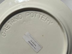 Lita Albuquerque ceramic plate /charger LACMA edition for Gaetano Pottery