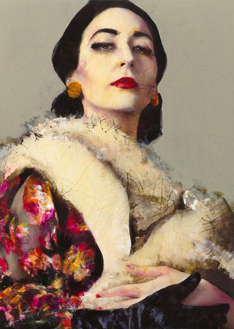 Lita Cabellut Portrait Painting - Callas