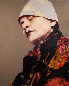 Lita Cabellut. «Trilogía de la Duda 10». 2013. Óleo sobre lienzo. 250 x 200 cm.