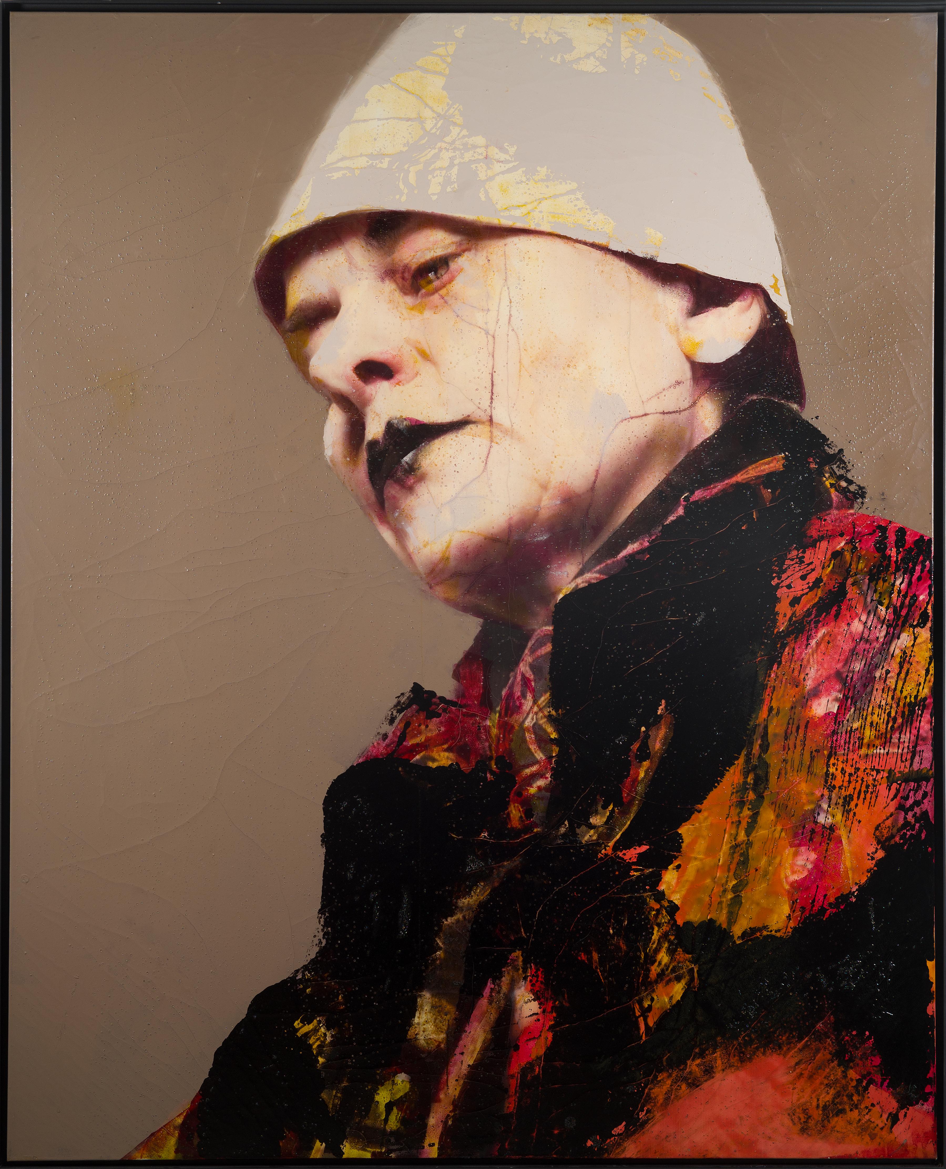 Lita Cabellut. "Trilogía de la Duda 10". 2013. Oil on canvas. 250 x 200 cm.