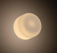 Lita Wall Sconce in Brushed Brass with Opaline Cylinder Glass by Nuumbra