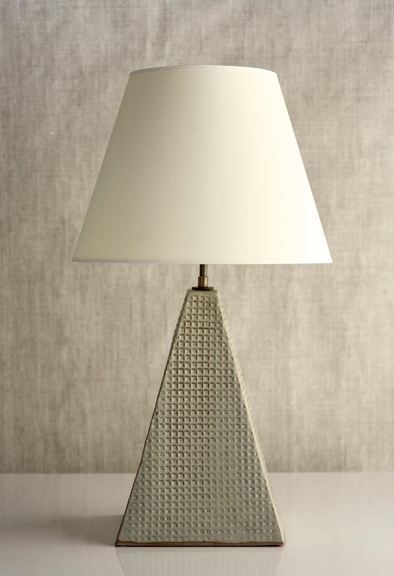 Litchfield Lamp Extra Large, Ceramic Sculptural Table Lamp by Dumais