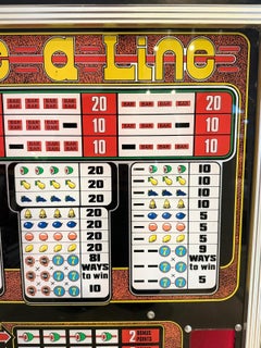 Lite-a-Line Upcycled Casino / Gaming Artwork / Wallart