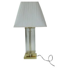 Lámpara de sobremesa de cristal Liteline estilo Gaetano Scolari, hacia 1970