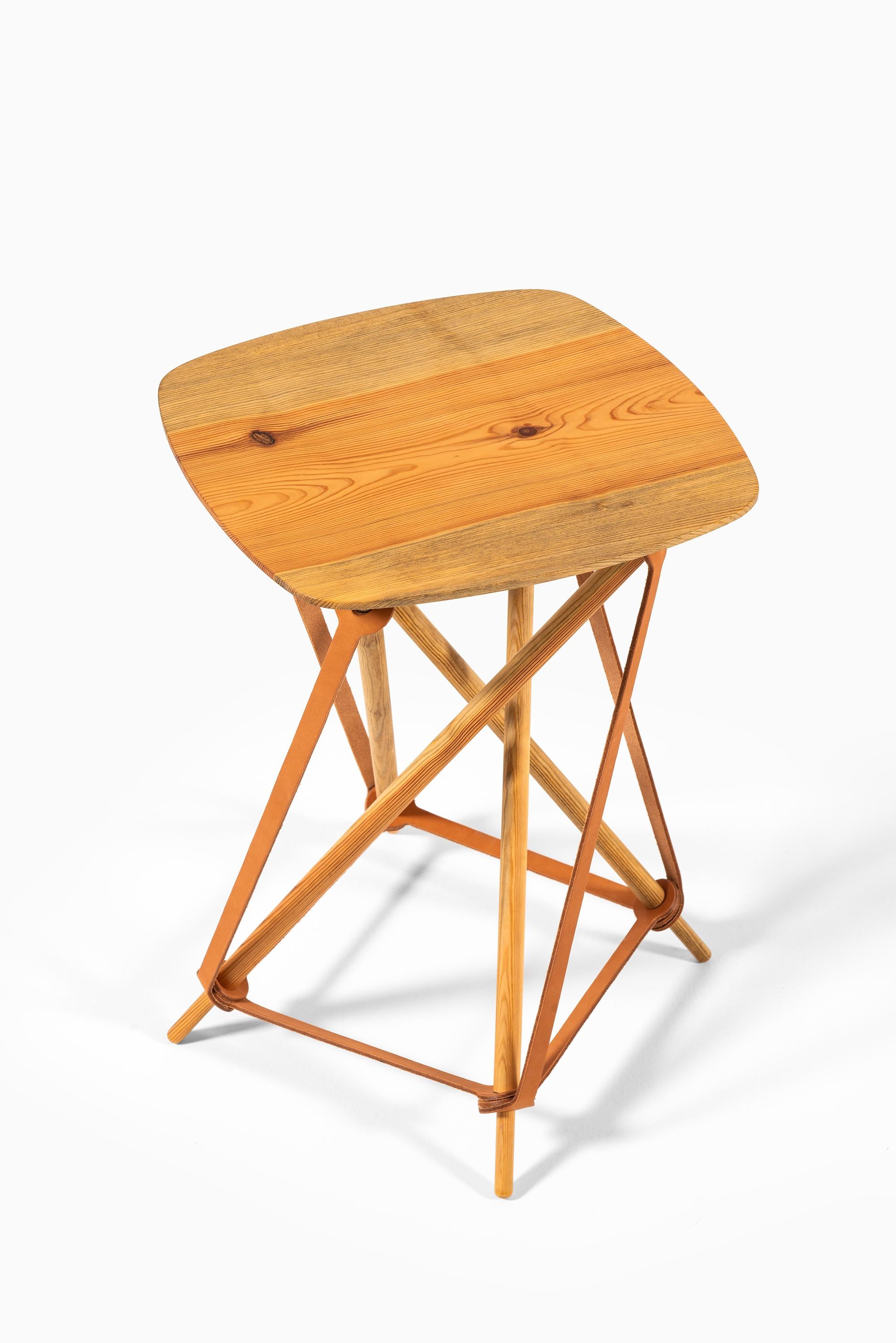 Stool / side table designed by Lith Lith Lundin. Produced in Sweden.