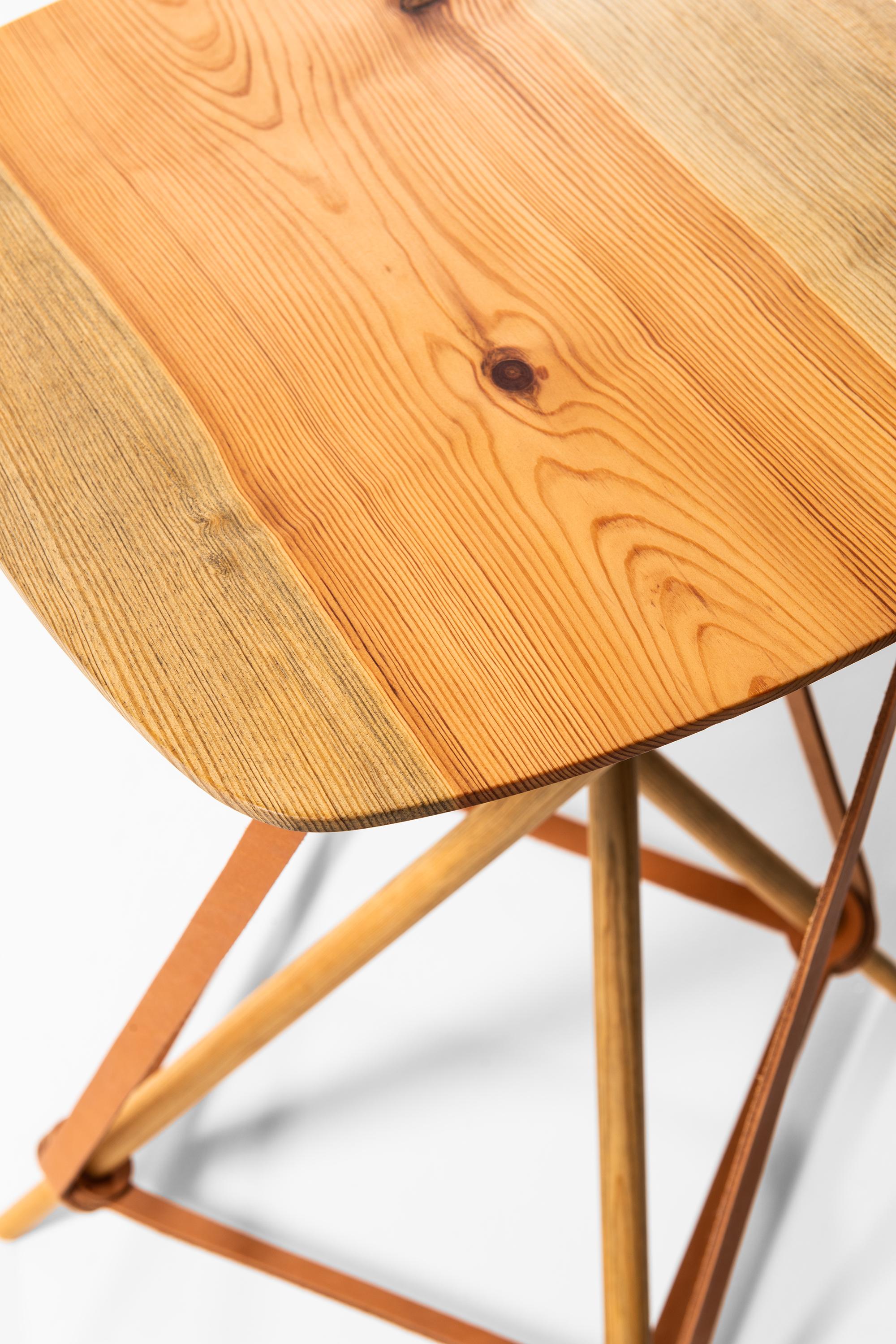 Scandinavian Modern Lith Lith Lundin Stool / Side Table Produced in Sweden For Sale