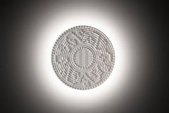 LITHEA/Corbulas 90 Lampada da parete in pannello di pietra tridimensionale di Pierluigi Piu